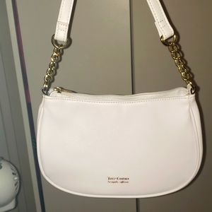Authentic Juicy Couture white shoulder bag